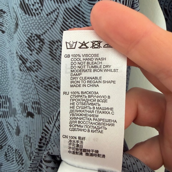 REISS Sarah-floral Blouse Women’s Size 10 - Picture 7 of 8